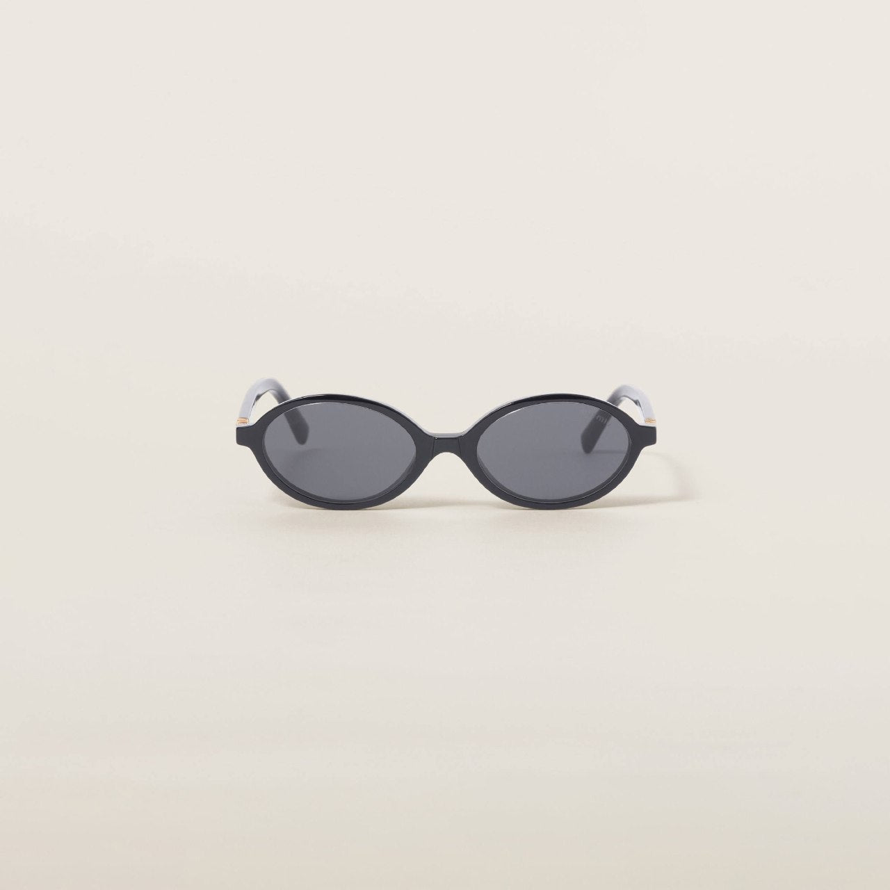 Lunettes de Soleil Ovales Noires