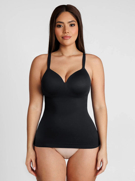 Feelingirl Seamless Built-In Bra Cami Top