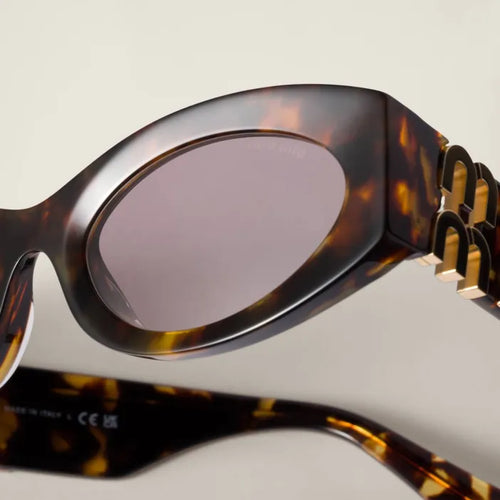 Lunettes de Soleil Cat-Eye Écaille