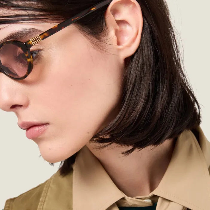 Lunettes de Soleil Ovales Vintage