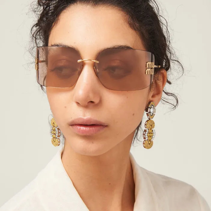 Lunettes de Soleil Masque Oversize